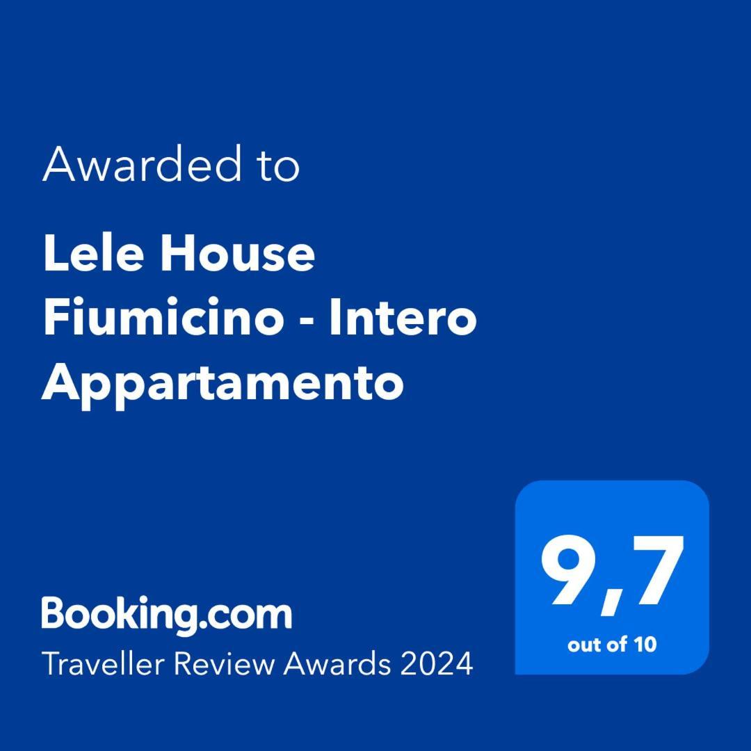 Lele House Fiumicino - Intero Appartamento Aeroporto Di Fiumicino - Nuova Fiera Di Roma Екстер'єр фото